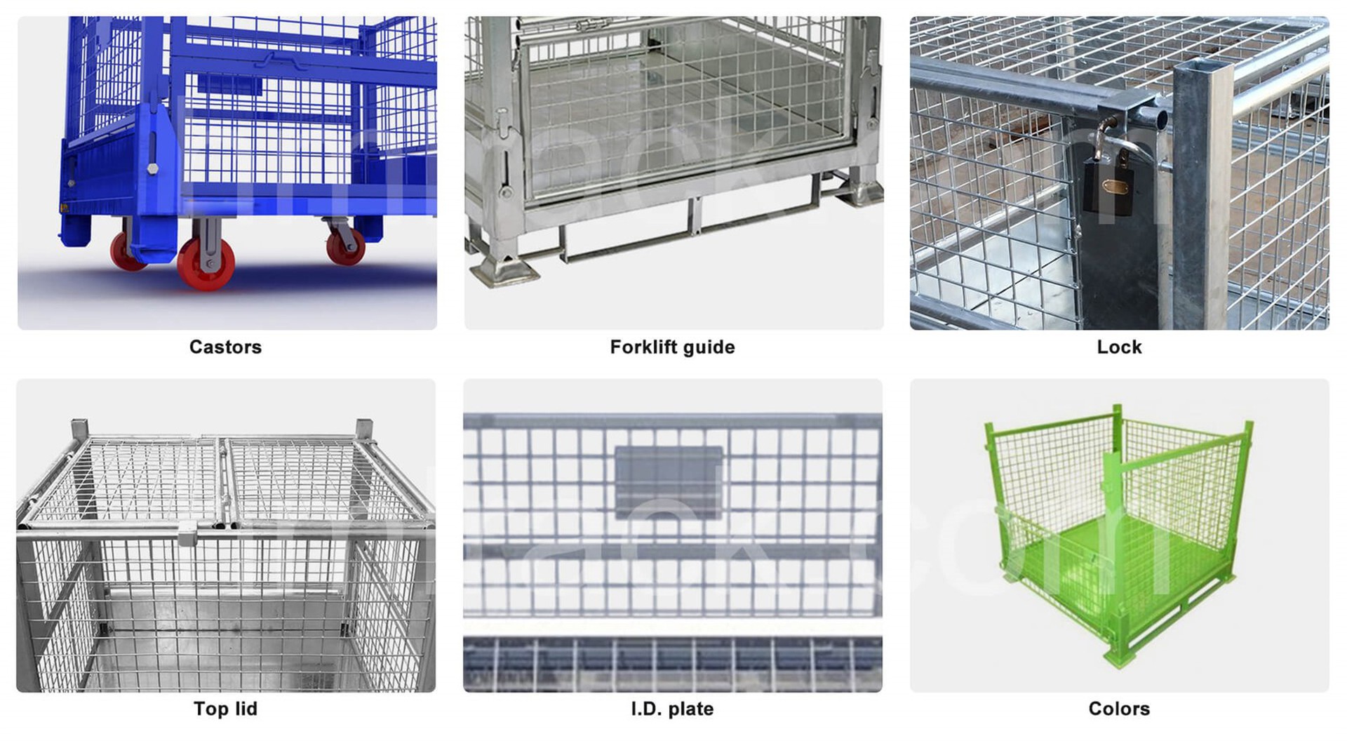 steel metal storage pallet cages Customization Options steel metal storage pallet cages Customization Options